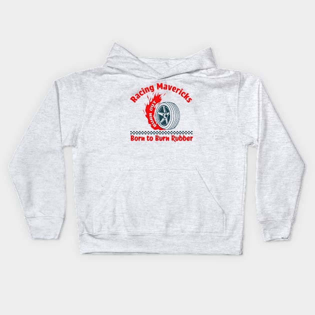 Racing mavericks Kids Hoodie by Fudz design